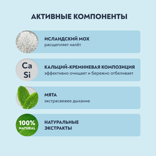 Зубная паста PRESIDENT White, 75мл, крупный план