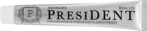 Зубная паста PRESIDENT Smokers, 75мл, фото