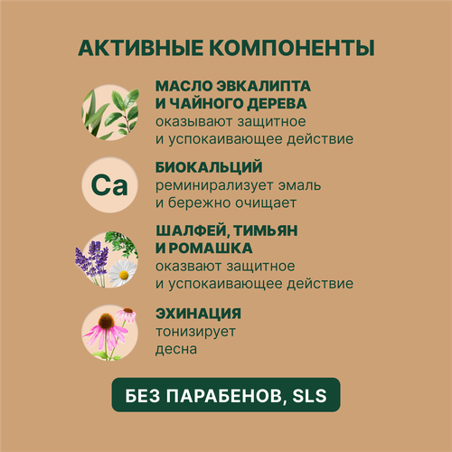 Зубная паста PRESIDENT Eco-bio, 75г, фото