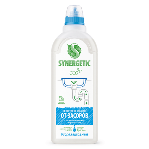 Средство для чистки труб SYNERGETIC, 1л, фото