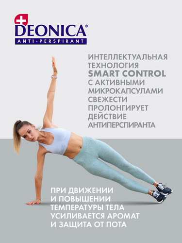 Антиперспирант-спрей женский DEONICA Нежность шелка, 200мл, вид
