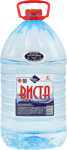 Вода питьевая ВИСТА 1-й категории негазированная, 5л, картинка