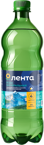 Вода минеральная ЛЕНТА №17 Родной Бюветъ лечебная газированная, 1.5л, детальное фото