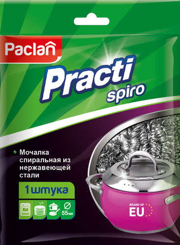 Мочалка для посуды PACLAN Practi Spiro металл Арт. 408220, фотография