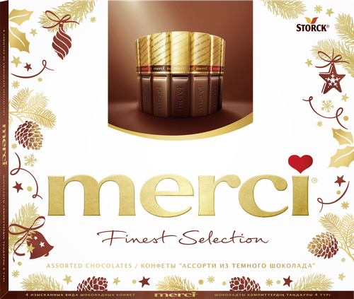 Конфеты MERCI Finest selection Ассорти из горького шоколада, 250г, фото