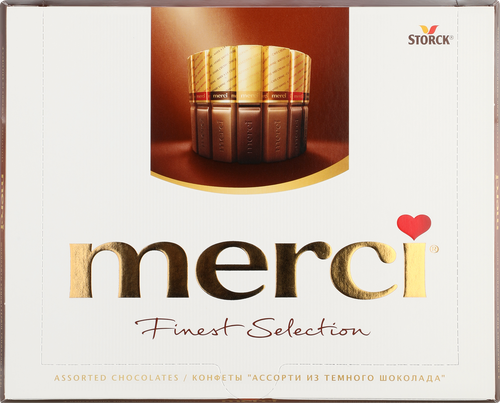 Конфеты MERCI Finest selection Ассорти из горького шоколада, 250г, фотография