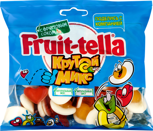 Мармелад жевательный FRUIT-TELLA Крутой микс, 150г, фотография