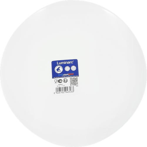 Тарелка десертная LUMINARC Diwali White 19см, стекло, в ассортименте, детальное фото