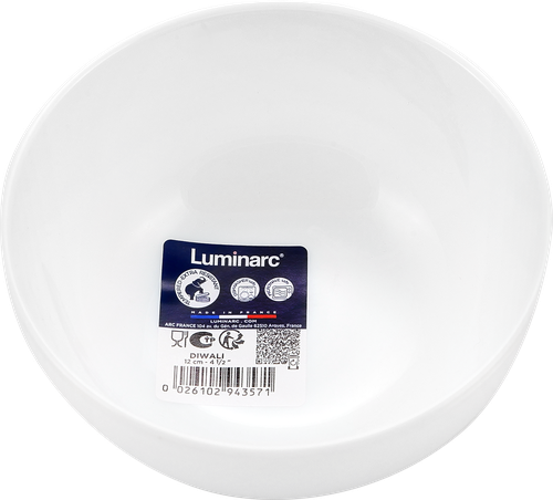 Салатник LUMINARC Diwali White 12,5см, стекло Арт. К9944/Л8495/D7361, вид