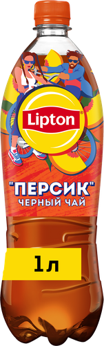 Напиток LIPTON Освежающий чай со вкусом персика негазированный, 1л, изображение