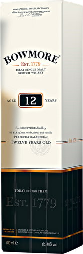 Виски BOWMORE 12 лет, 40%, п/у, 0.7л, фотография