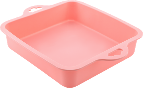 Форма для выпечки HOMECLUB Delice 27x21,5x5см, квадратная, силикон, в 
ассортименте Арт. B-12301L, крупный план