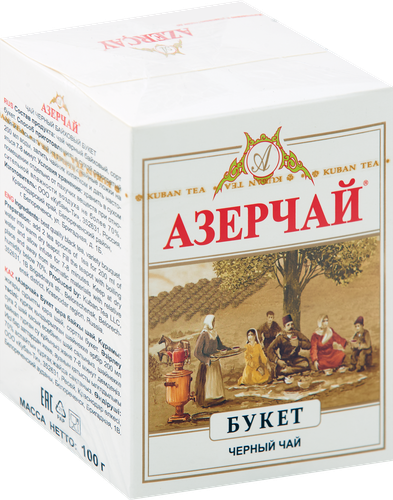 Чай черный АЗЕРЧАЙ Букет листовой, 100г, детальное фото