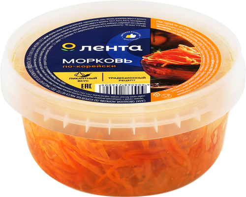 Морковь ЛЕНТА По-корейски, 300г, картинка