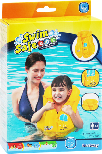 Жилет для плавания надувной BESTWAY Swim&nbsp;Safe 51x46см премиум, Арт. 32034, картинка