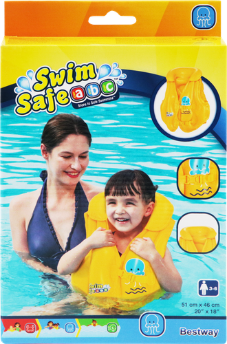 Жилет для плавания надувной BESTWAY Swim&nbsp;Safe 51x46см премиум, Арт. 32034, вид