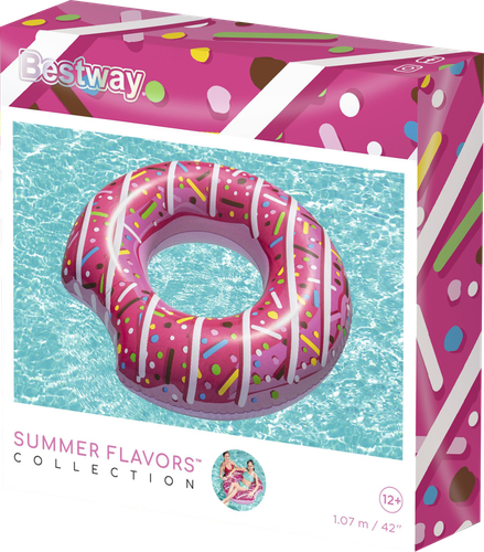 Круг для плавания надувной BESTWAY Summer Flavors Пончик d=107см, Арт. 36118, фотография