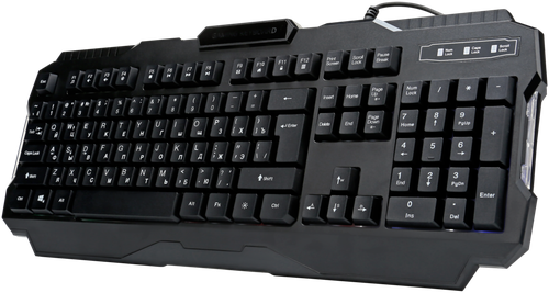 Клавиатура&nbsp;игровая PLAYMAX KD613 с подсветкой, детальное фото