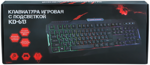 Клавиатура&nbsp;игровая PLAYMAX KD613 с подсветкой, картинка