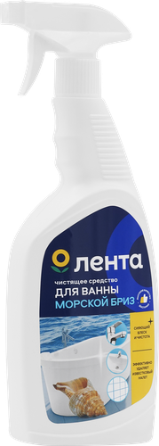 Средство для чистки ванной комнаты ЛЕНТА Морской, 750мл, изображение