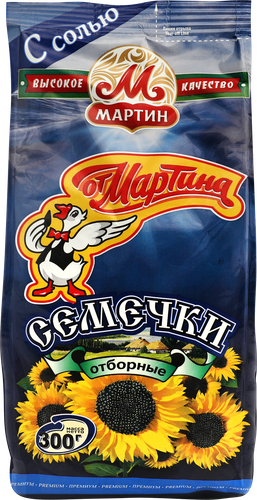 Семечки ОТ МАРТИНА с морской солью, 300г, изображение