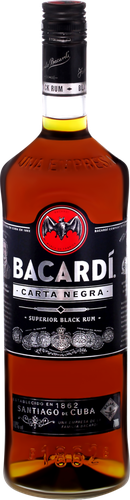 Ром BACARDI Carta Negra выдержанный 37,5%, 0.7л, детальное фото
