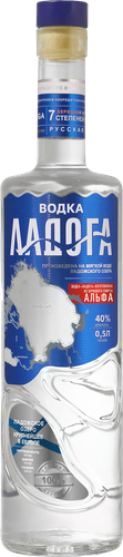 Водка ЛАДОГА 40%, 0.5л, детальное фото