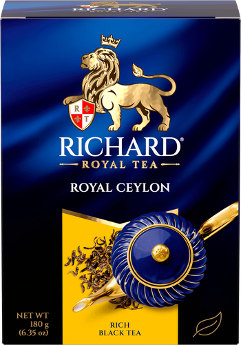 Чай черный RICHARD Royal Ceylon Цейлонский листовой, 180г, фотография