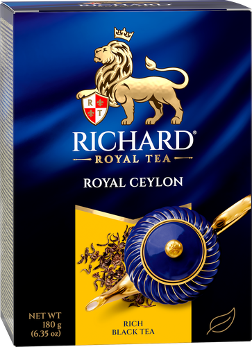 Чай черный RICHARD Royal Ceylon Цейлонский листовой, 180г, фотография
