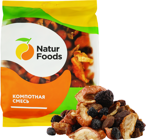 Смесь компотная NATURFOODS ассорти, 700г, изображение