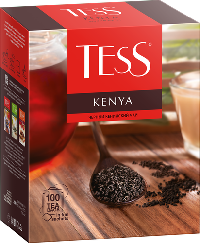 Чай черный TESS Kenya байховый, 100пак, детальное фото
