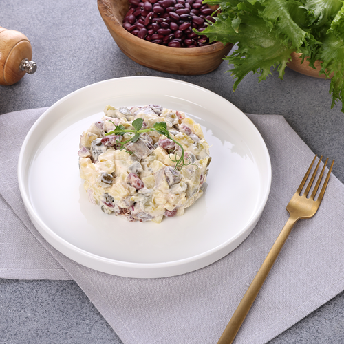 Салат Фасолька с говядиной ЛЕНТА FRESH, весовой, картинка