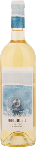 Вино PIEDRA DEL MAR Риас Байшас ординарное сортовое белое сухое, 0.75л