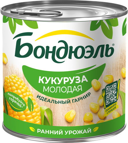 Кукуруза БОНДЮЭЛЬ молодая, 425мл, изображение