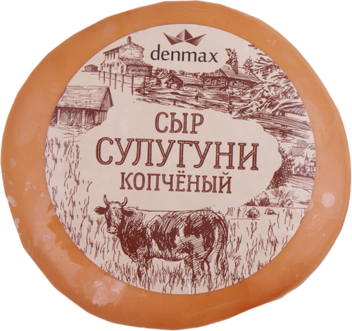 Сыр копченый DENMAX Сулугуни 30%, без змж, 270г, детальное фото
