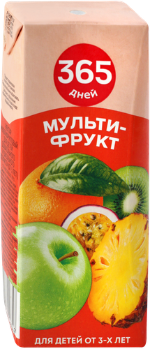 Нектар 365 ДНЕЙ Мультифрукт, 0.2л, фотография