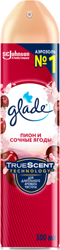 Освежитель воздуха GLADE Пион и сочные ягоды, 300мл, вид