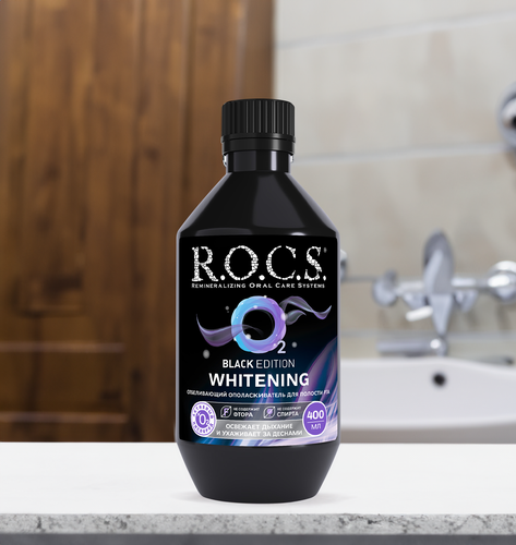 Ополаскиватель для полости рта R.O.C.S. Black Edition, 400мл, фото