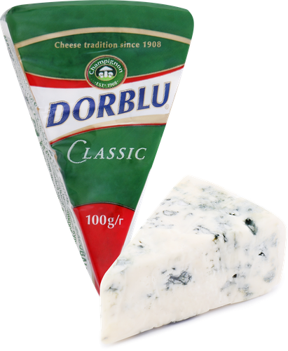 Сыр DORBLU с голубой плесенью 50%, без змж, 100г, детальное фото