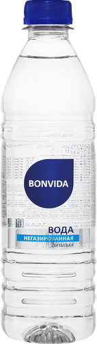 Вода питьевая BONVIDA артезианская 1-й категории негазированная, 0.5л, картинка