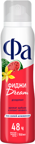 Дезодорант-спрей женский ФА Ритмы острова Фиджи Dream, 150мл, детальное фото