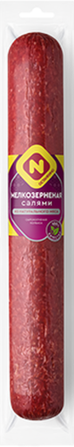 Колбаса сырокопченая ОСТАНКИНО Салями мелкозерненая, весовая, фотография
