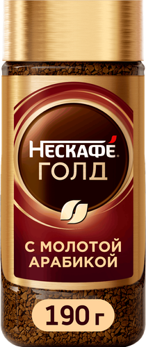 Кофе растворимый НЕСКАФЕ Голд, 190г, детальное фото