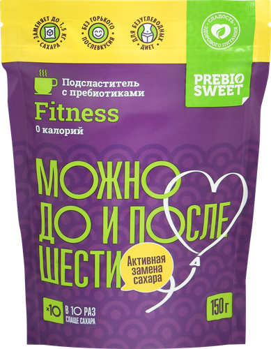 Подсластитель столовый PREBIOSWEET Fitness, 150г, детальное фото
