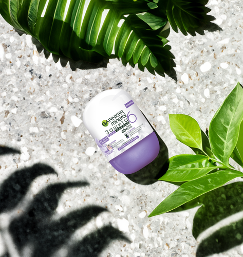 Дезодорант роликовый женский GARNIER Mineral Защита 6 Весенняя свежесть с очищающей морингой, 50мл, крупный план