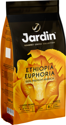 Кофе зерновой JARDIN Ethiopia Euphoria жареный, 1кг, картинка