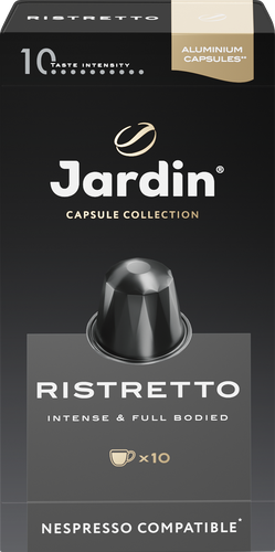 Кофе молотый в капсулах JARDIN Ristretto жареный, 10кап, картинка