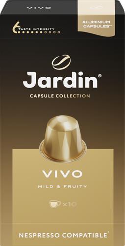 Кофе молотый в капсулах JARDIN Vivo жареный, 10кап, картинка