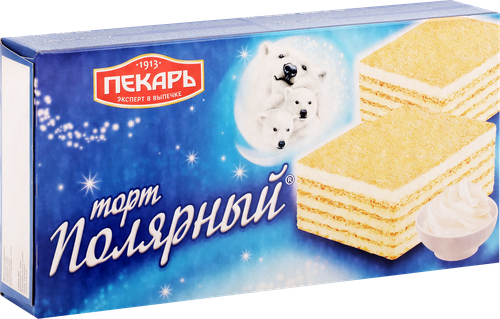 Торт вафельный ПЕКАРЬ Полярный, 213г, детальное фото