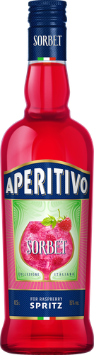 Ликер SORBET Aperitivo Малина десертный 15%, 0.5л